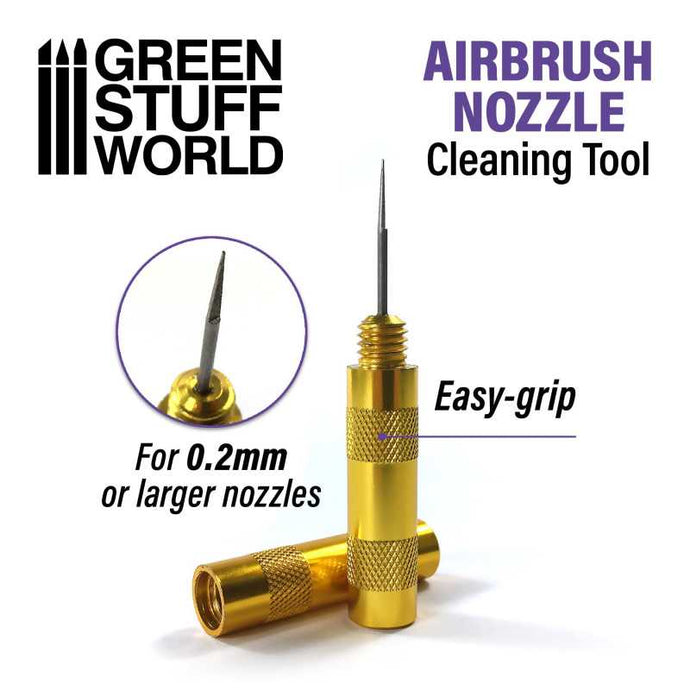 Green Stuff World for Models and Miniatures Airbrush Nozzle Cleaning Tool 2551