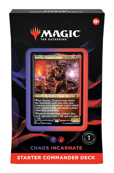 Magic the Gathering Starter Commander Deck - Chaos Incarnate