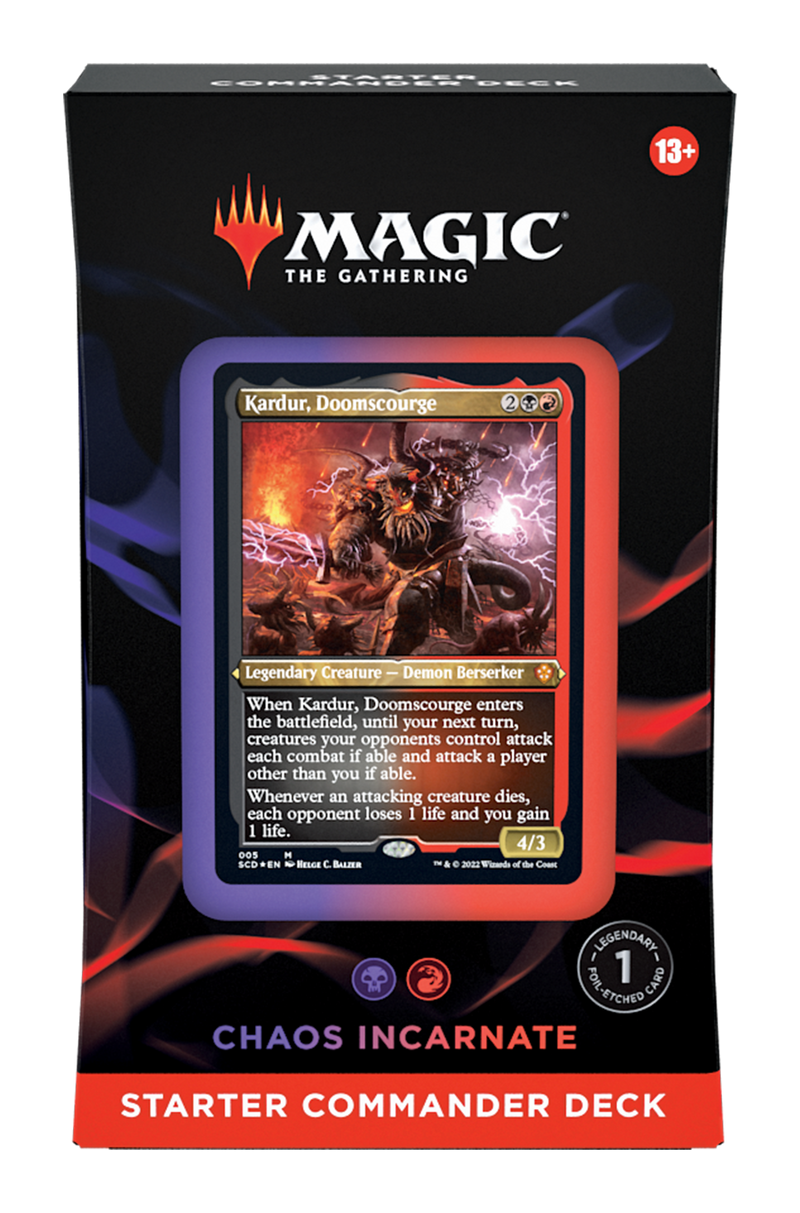 Load image into Gallery viewer, Magic the Gathering Starter Commander Deck - Chaos Incarnate
