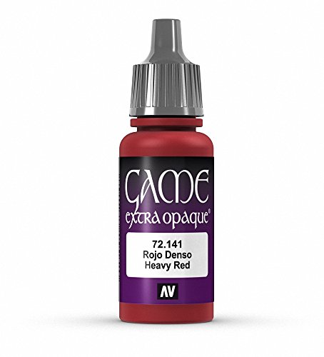 Vallejo Game Color Heavy Red X-Opaque Paint, 17ml