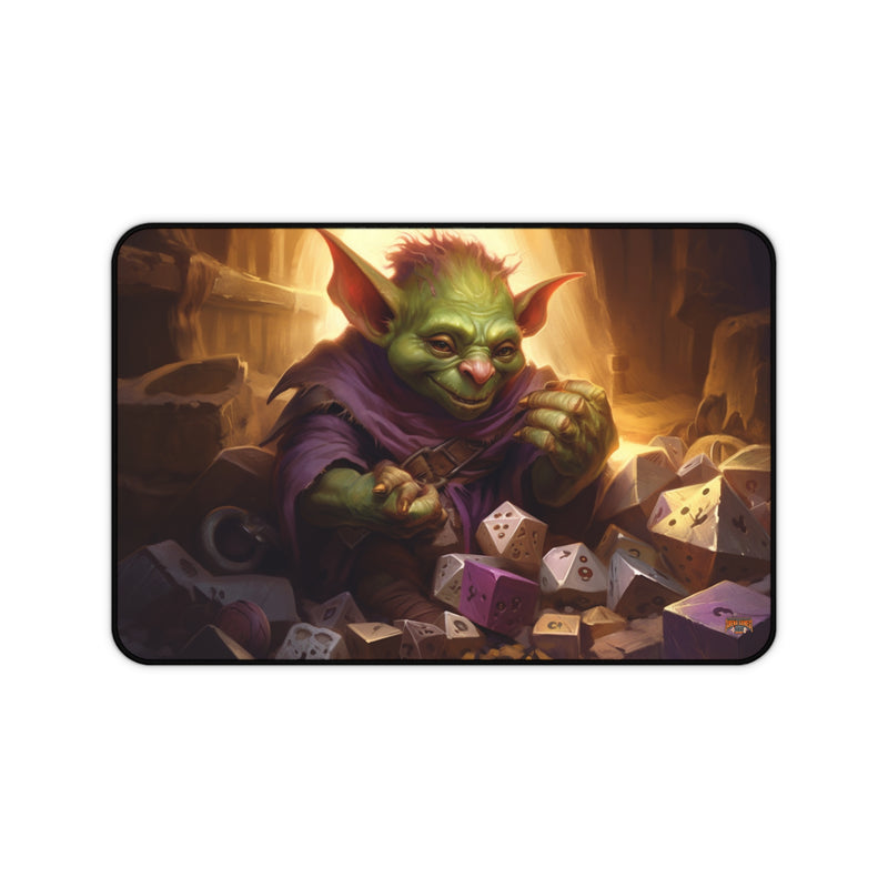 Load image into Gallery viewer, Design Series High Fantasy RPG - Dice Goblin #5 Neoprene Playmat, Mousepad for Gaming, RPGs, Card Games
