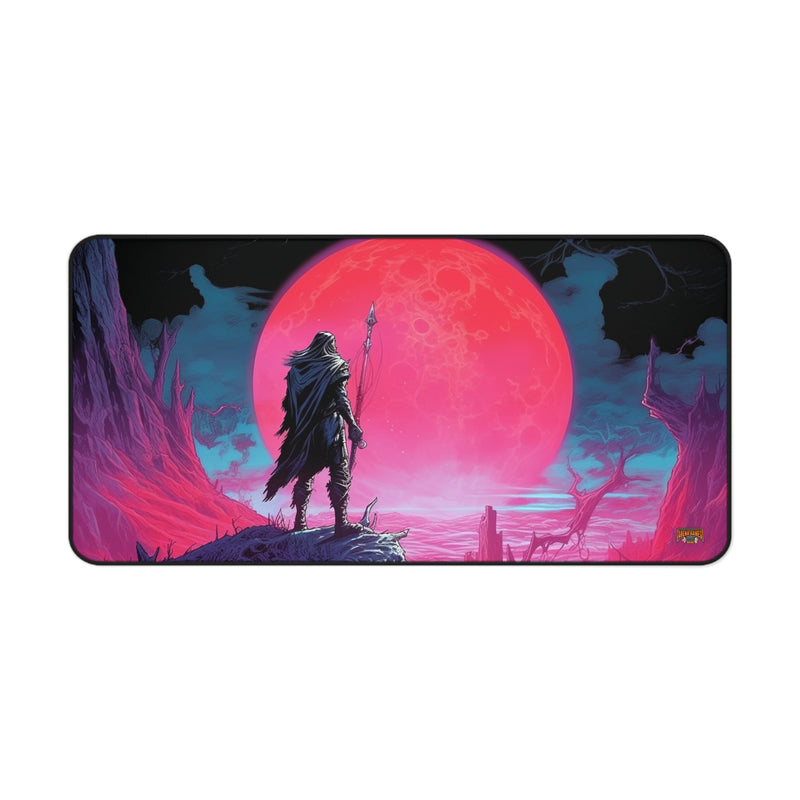 Load image into Gallery viewer, Neon Series High Fantasy RPG - Male-Female Adventurer #3 Neoprene Playmat, Mousepad for Gaming, RPGs, Card Games, Nerdy Gift Idea, M
