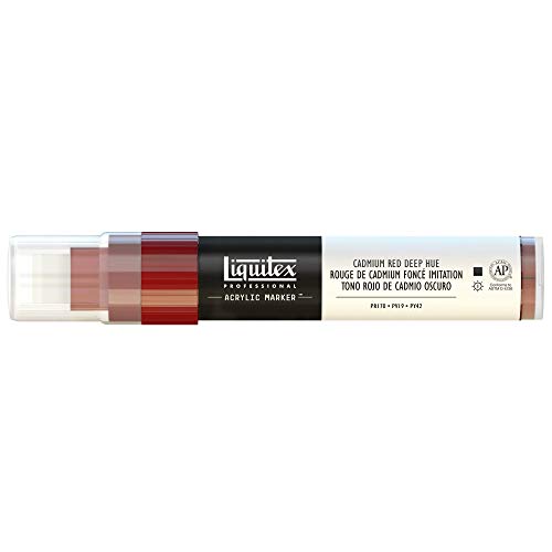 Liquitex Professional Wide Paint Marker, Cadmium Red Deep Hue