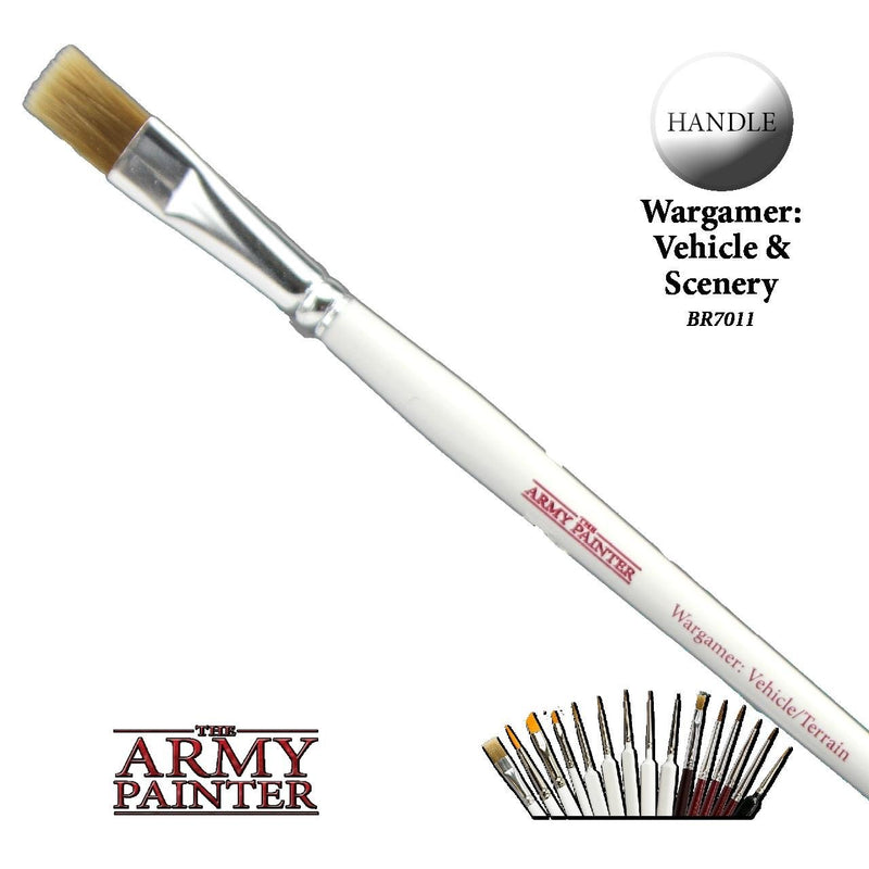Load image into Gallery viewer, The Army Painter Wargamer Vehicle &amp; Scenery Brush for Miniatures BR7011
