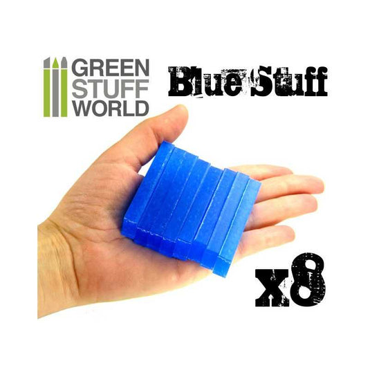 Green Stuff World Blue Stuff Mold 8 bars for Modeling