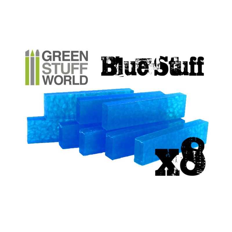 Load image into Gallery viewer, Green Stuff World Blue Stuff Mold 8 bars for Modeling
