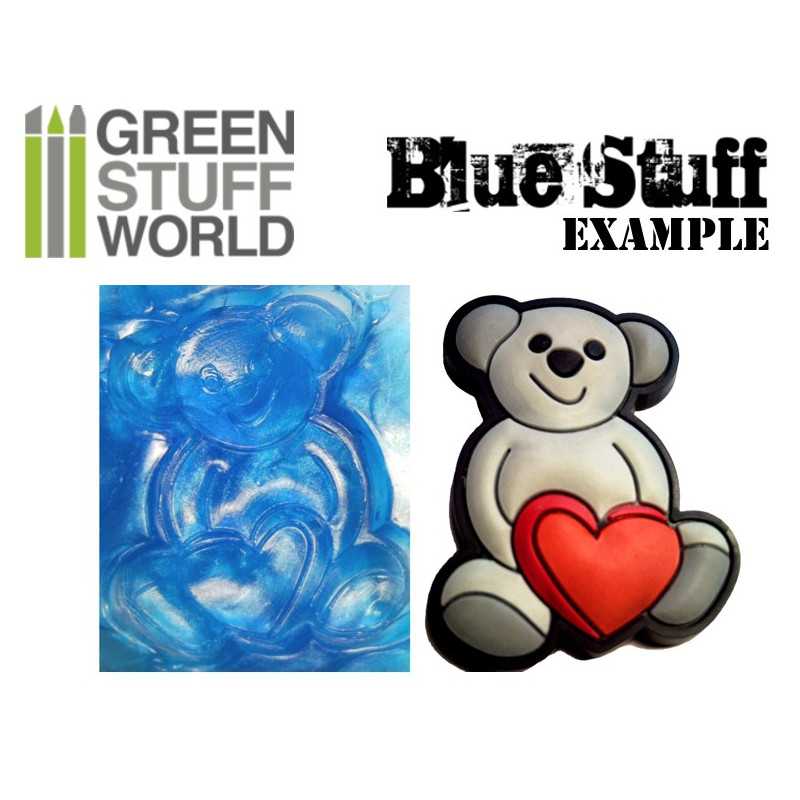 Load image into Gallery viewer, Green Stuff World Blue Stuff Mold 8 bars for Modeling
