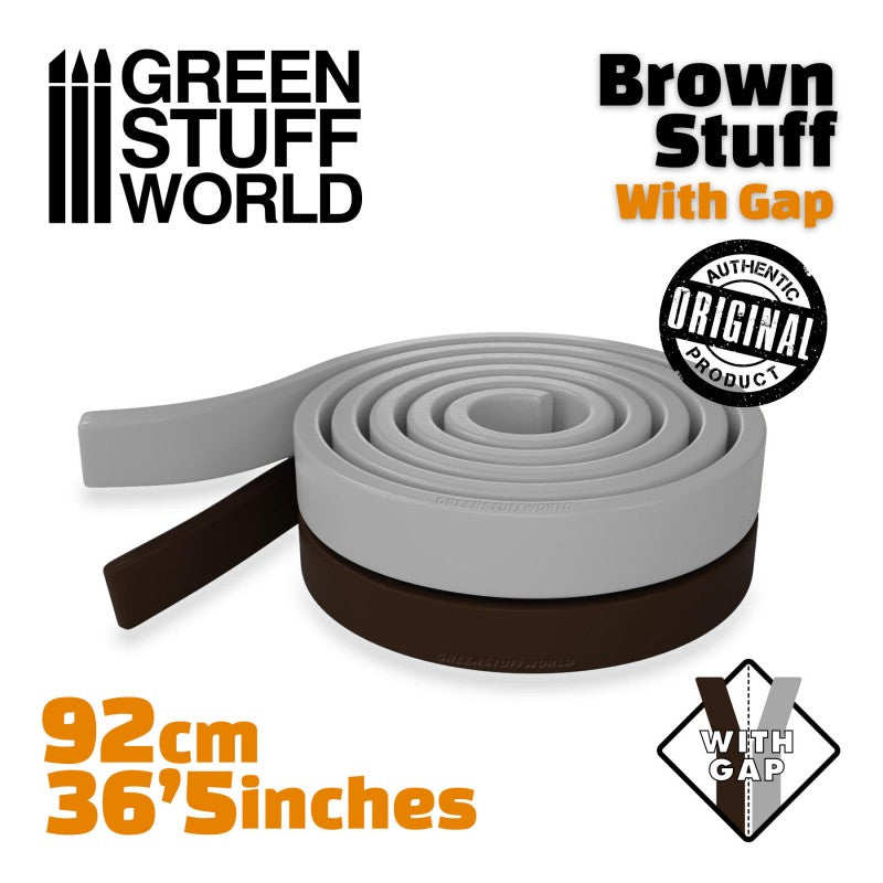 Load image into Gallery viewer, Green Stuff World - Brown Stuff Tape 36.5 inches WITH GAP 9224
