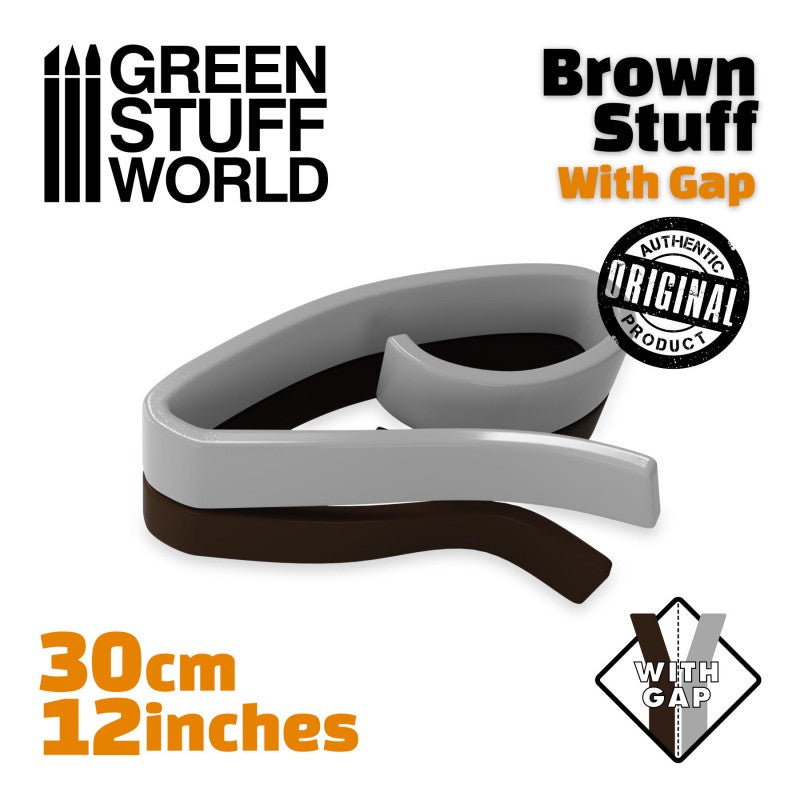 Load image into Gallery viewer, Green Stuff World - Brown Stuff Tape 12 inches With Gap 9226
