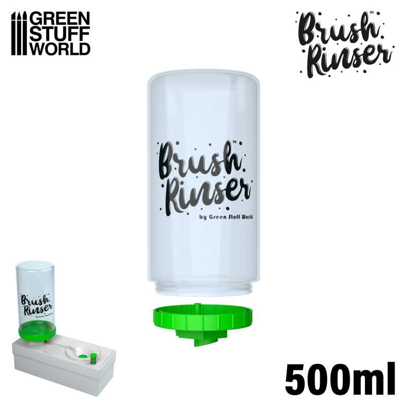 Load image into Gallery viewer, Green Stuff World Brush Rinser Bottle Upgrade 500ML for Art Brush Cleaning
