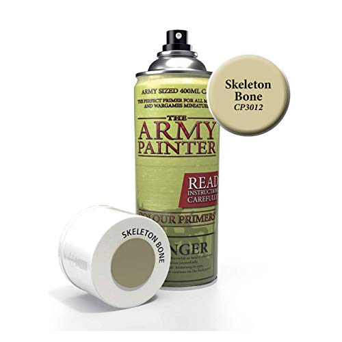 The Army Painter Color Primer Skeleton Bone 400ml Acrylic, Spray Miniature Painting