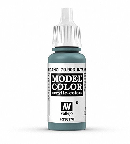 Vallejo Model Color Intermediate Blue Model Color Paint, 17ml