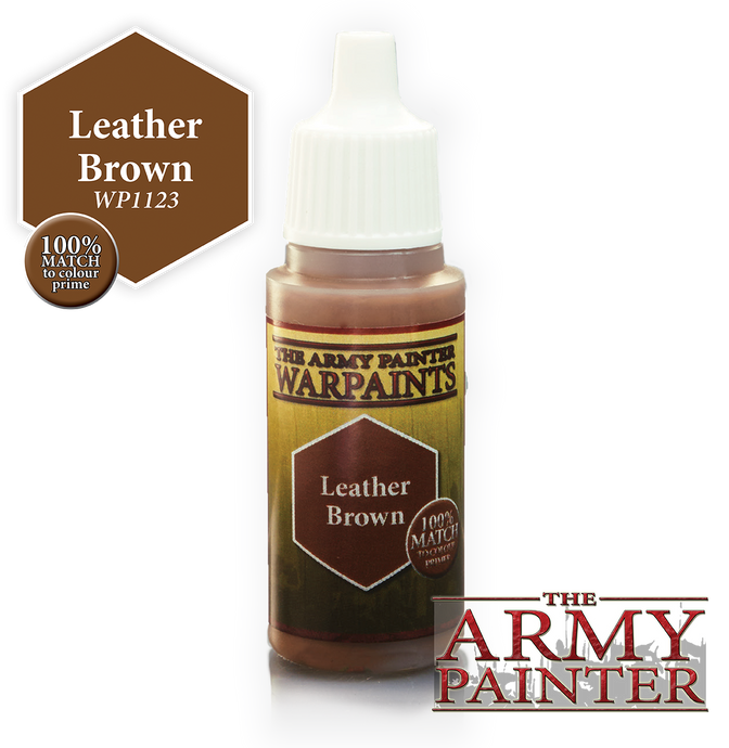 The Army Painter Warpaints 18ml Leather Brown 