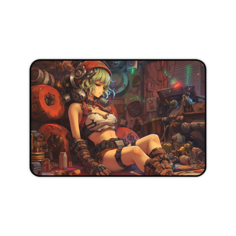 Load image into Gallery viewer, Design Series Sci-Fi RPG - Anime Punk Fixer #7 Neoprene Playmat, Mousepad for Gaming
