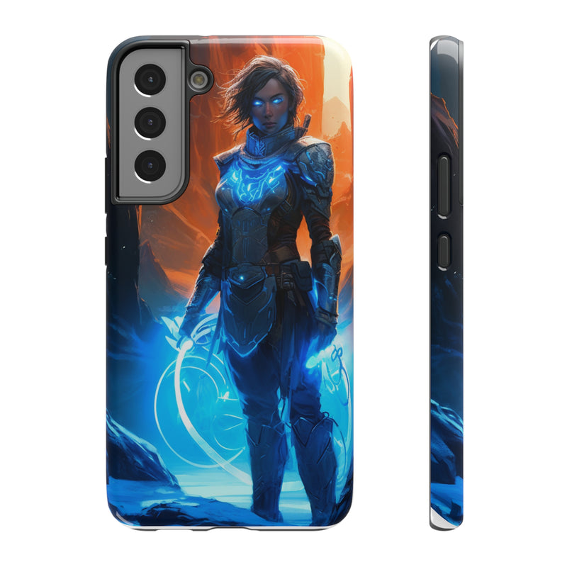 Load image into Gallery viewer, Fantasy Series Impact-Resistant Case for iPhone and Samsung Mobile Phones  - Female Mage Adventurer
