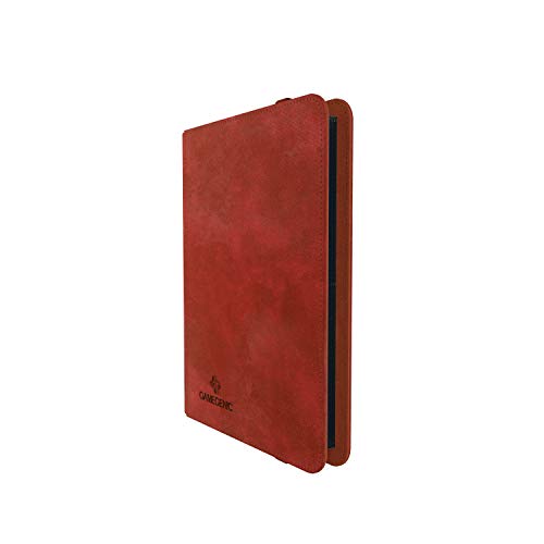 GameGenic Prime Album 8-Pocket: Red Holds 160 Sleeved Cards