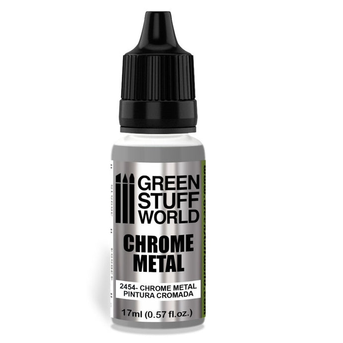Green Stuff World Chrome Metal Paint for Models and Miniatures 2454