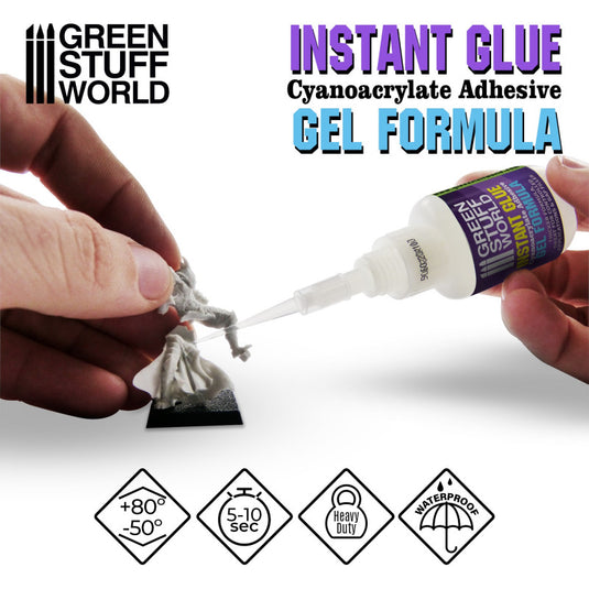 Green Stuff World Cyanoacrylate Super Glue Adhesive 20gr. - Gel Formula
