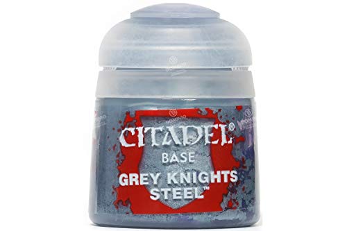 Games Workshop Citadel Base Acrylic Paint: Grey Knights Steel (12ml) 21-47