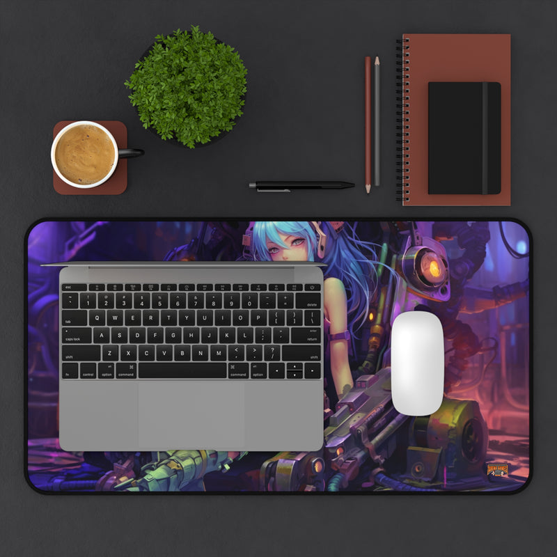 Load image into Gallery viewer, Design Series Sci-Fi RPG - Anime Punk Fixer #5 Neoprene Playmat, Mousepad for Gaming
