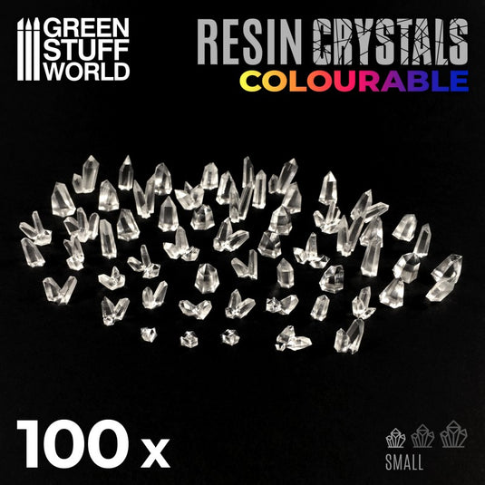 Green Stuff World for Models and Miniatures – Clear Resin Crystals – Small 1677