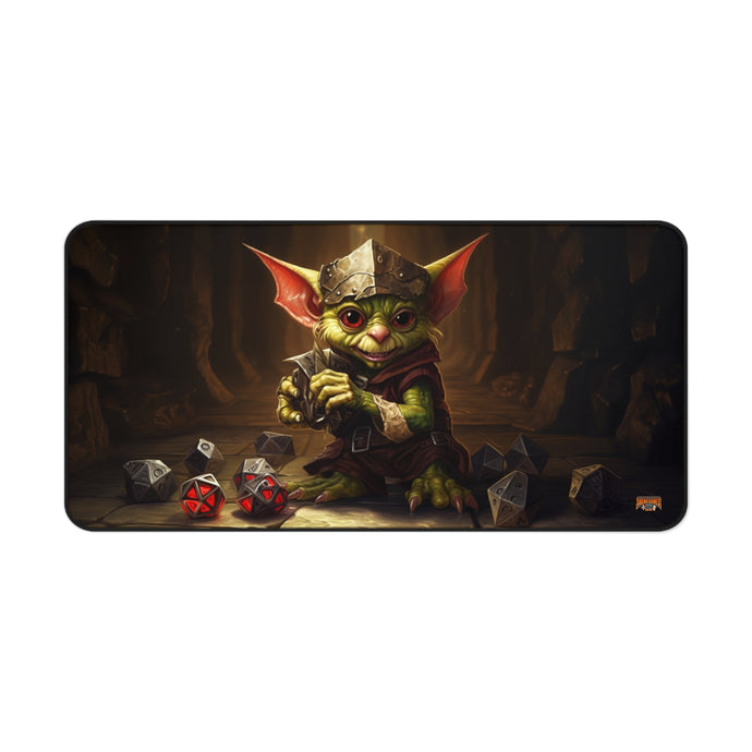 Design Series High Fantasy RPG - Dice Goblin #1 Neoprene Playmat, Mousepad for Gaming, RPGs, Card Games