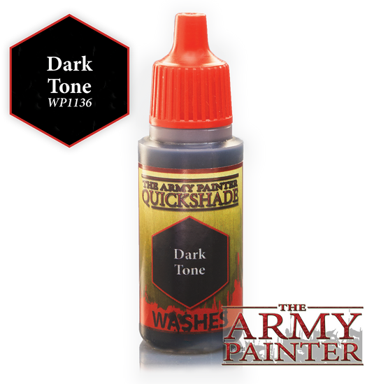 The Army Painter Warpaint Washes 18ml Dark Tone "Black Wash" WP1136