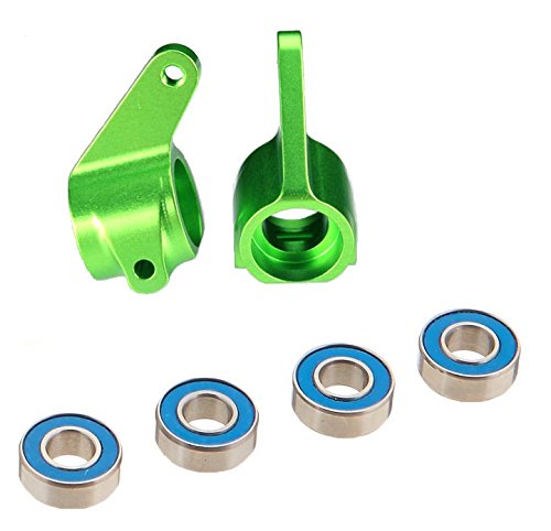 Load image into Gallery viewer, Traxxas 3636G Green-Anodized 6061-T6 Aluminum Steering Blocks (pair)
