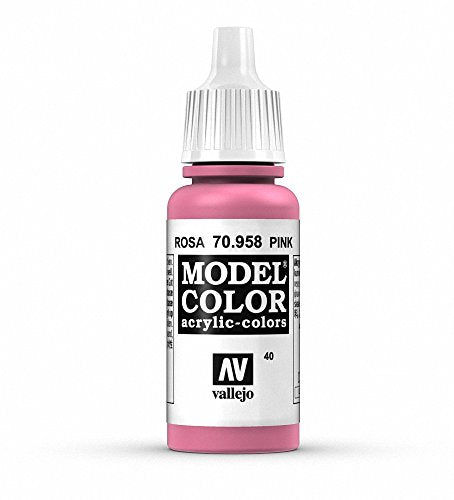 Vallejo Model Color Acrylic Paint, Pink 17ml