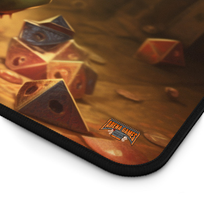 Load image into Gallery viewer, Design Series High Fantasy RPG - Dice Goblin #4 Neoprene Playmat, Mousepad for Gaming, RPGs, Card Games
