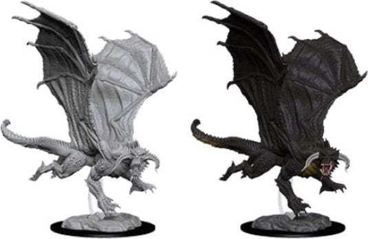 Dungeons and Dragons: Nolzur's Miniatures Young Black Dragon