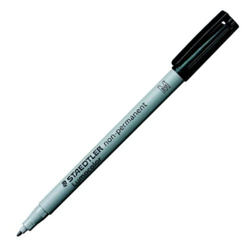 Staedtler Lumocolor Marker Pen Non-permanent Medium 0.8mm Line Black Ref 315-9 - 1 item