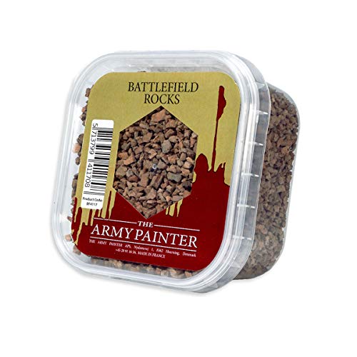 The Army Painter Basing: Battlefield Rocks Miniature Models Bases for a Realistic Look