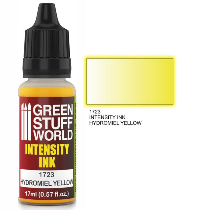 Green Stuff World – Intensity Ink for Models and Miniatures Hydromiel Yellow 1723