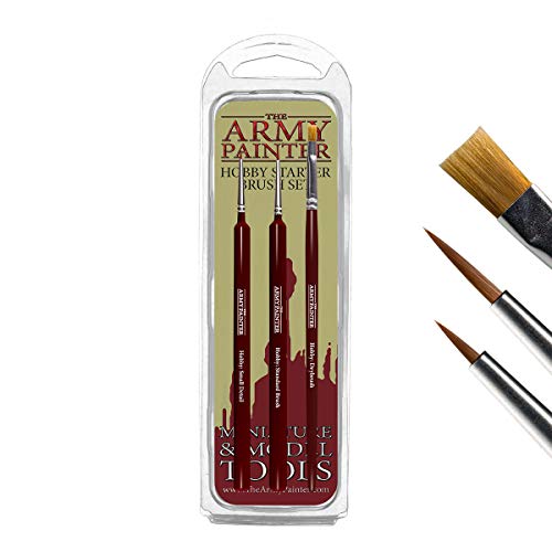The Army Painter Hobby Brush Starter Set - 3 Essential Brushes TL5044