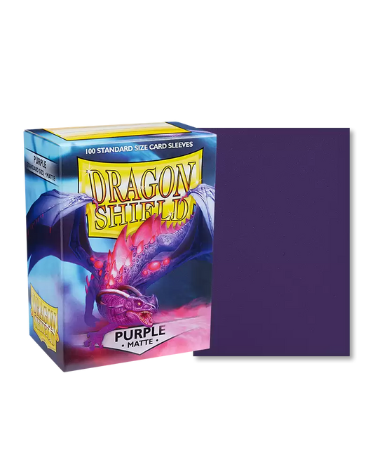 Arcane Tinman AT-11009 Dragon Shield Sleeves Matte Card Game, Purple