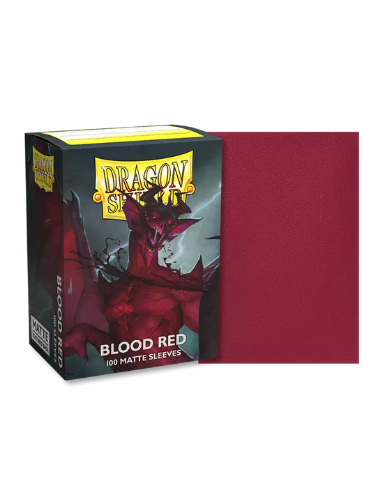 Arcane Tinman AT-11050 Dragon Shield Sleeves Matte Card Game, Blood Red