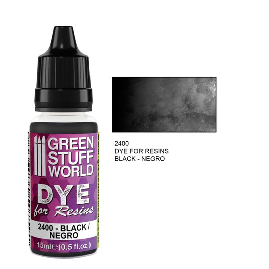 Green Stuff World BLACK Dye for Resins 2400