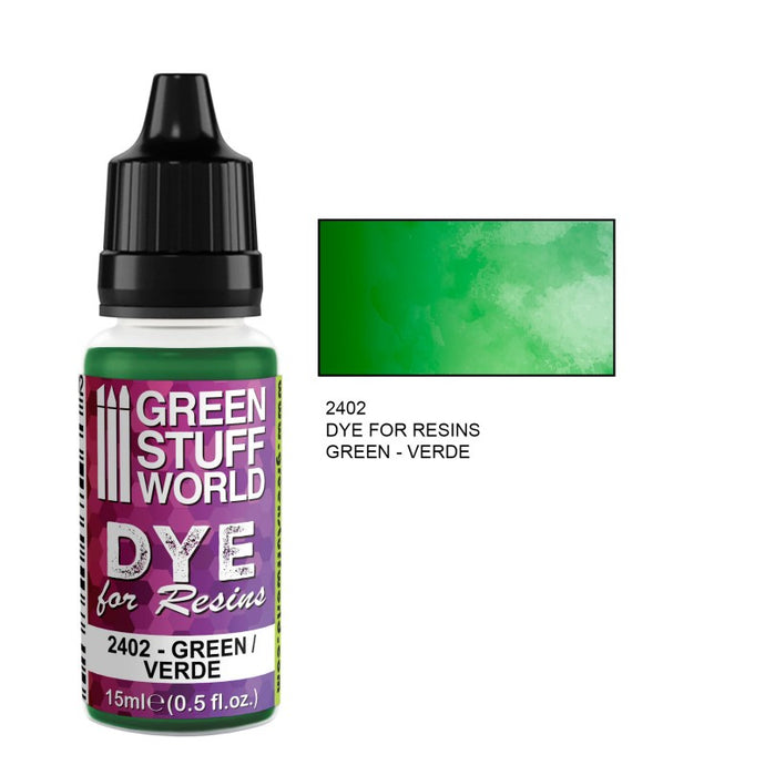 Green Stuff World GREEN Dye for Resins 2402