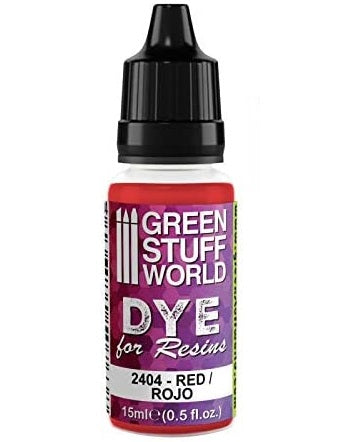 Green Stuff World RED Dye for Resins 2404