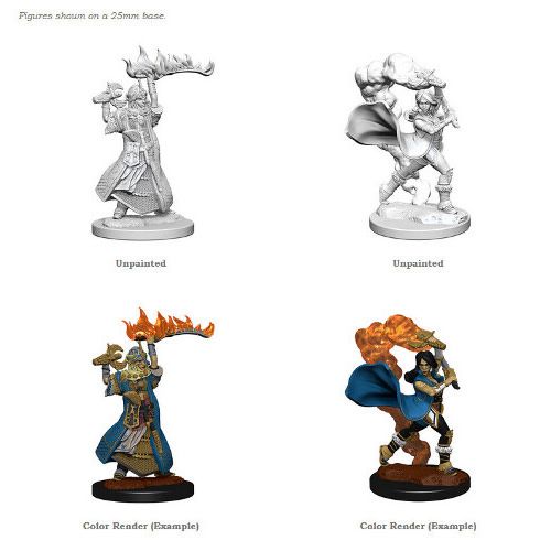 Load image into Gallery viewer, Pathfinder Deep Cuts Unpainted Miniatures: Human Female Cleric WZK72601
