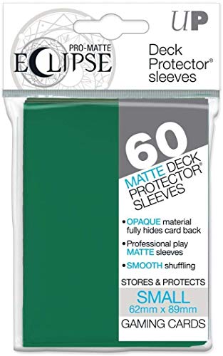 Ultra Pro 85831 Eclipse Small Pro Matte 62x89mm (60 Pack), Forest Green