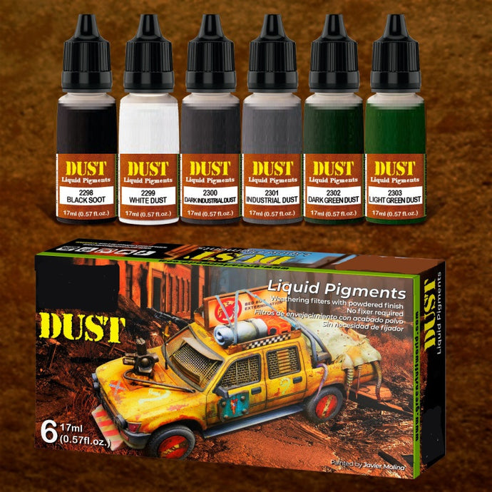 Green Stuff World for Models and Miniatures Liquid Pigments Set - Dust 10127