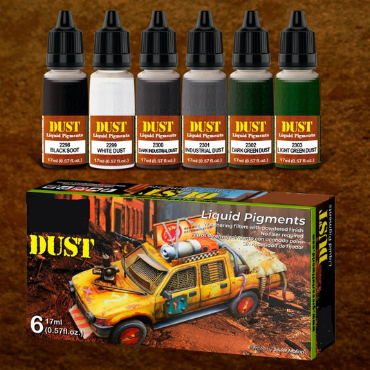 Green Stuff World for Models and Miniatures Liquid Pigments Set - Dust 10127