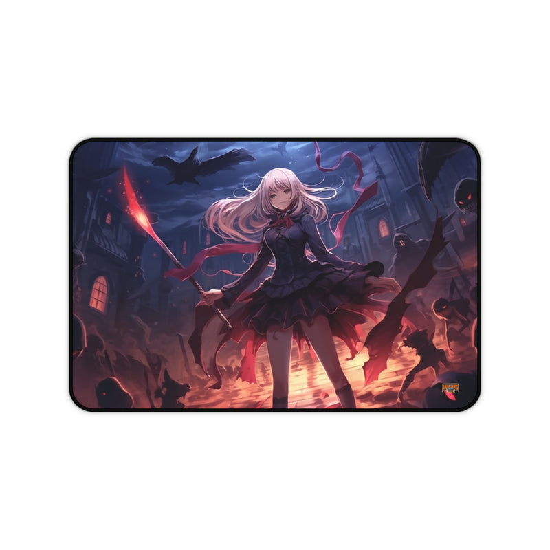 Load image into Gallery viewer, Design Series High Fantasy RPG - Female Adventurer #4 Neoprene Playmat, Mousepad for Gaming
