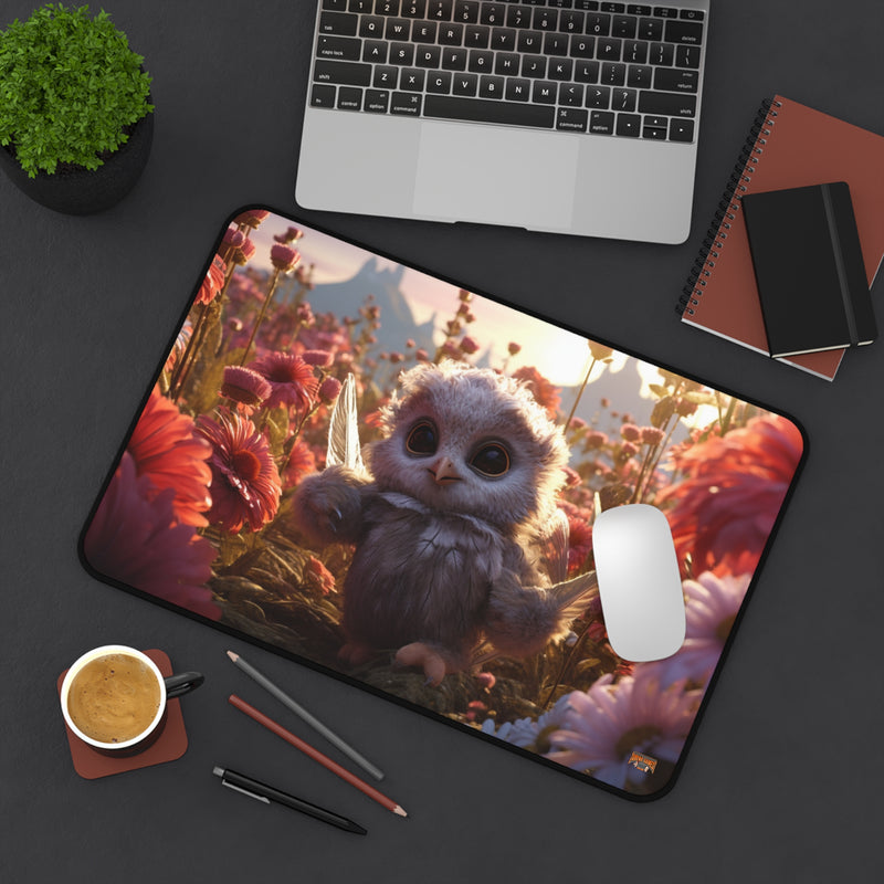 Load image into Gallery viewer, Design Series High Fantasy RPG - Baby Owlbear Adventurer #4 Neoprene Playmat, Mousepad for Gaming, RPGs, Card Games
