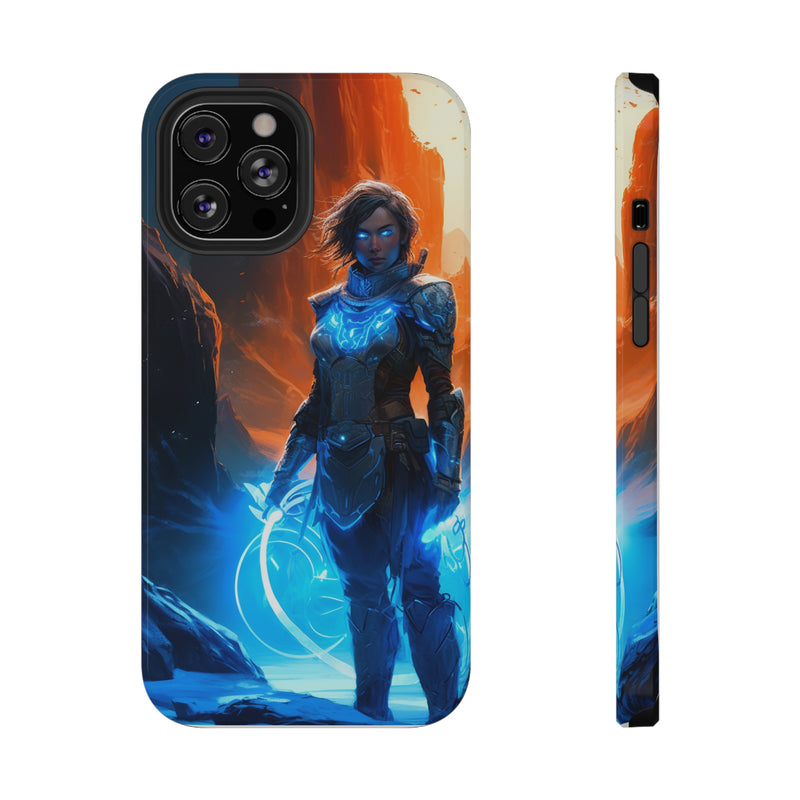 Load image into Gallery viewer, Fantasy Series Impact-Resistant Case for iPhone and Samsung Mobile Phones  - Female Mage Adventurer
