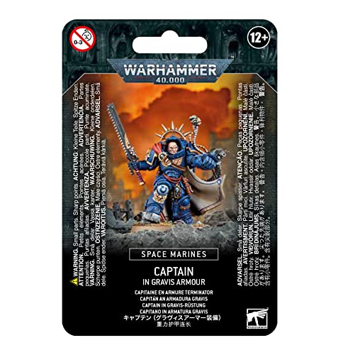 Games Workshop Warhammer 40k Space Marines Captain in Gravis Armour 48-70