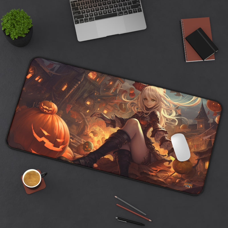 Load image into Gallery viewer, Design Series High Fantasy RPG - Female Adventurer #2 Neoprene Playmat, Mousepad for Gaming
