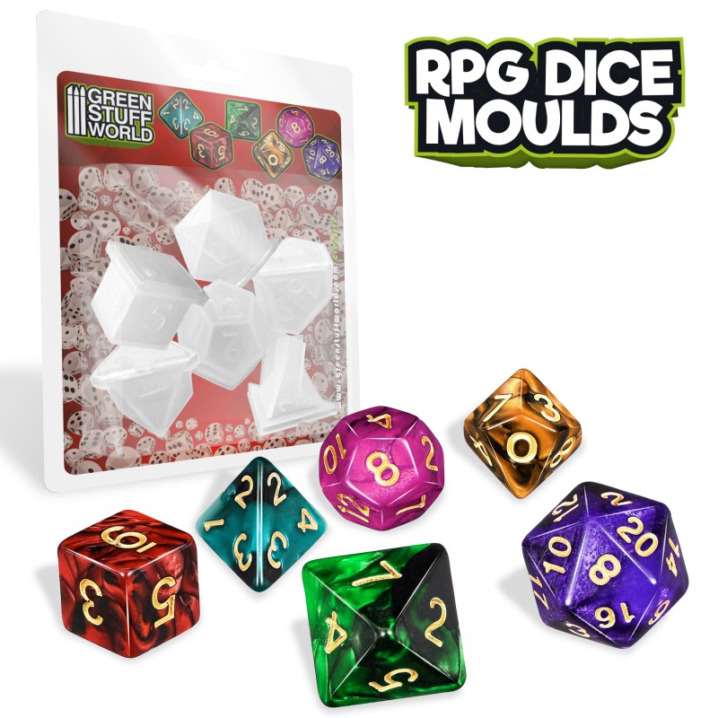 Load image into Gallery viewer, Green Stuff World - RPG Dice Molds 2496
